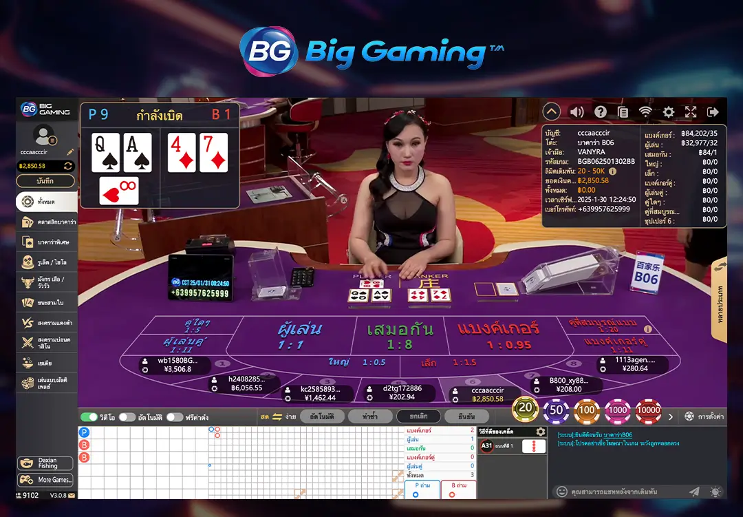 บาคาร่าBig gaming